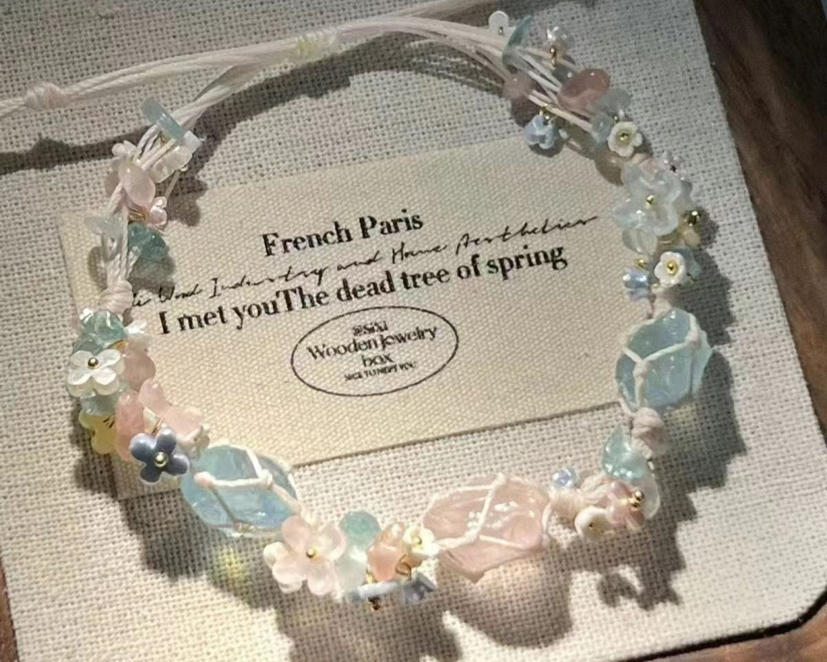 Blue Crystal Stone Bracelet