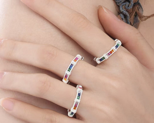 Colorful Crystal Ring