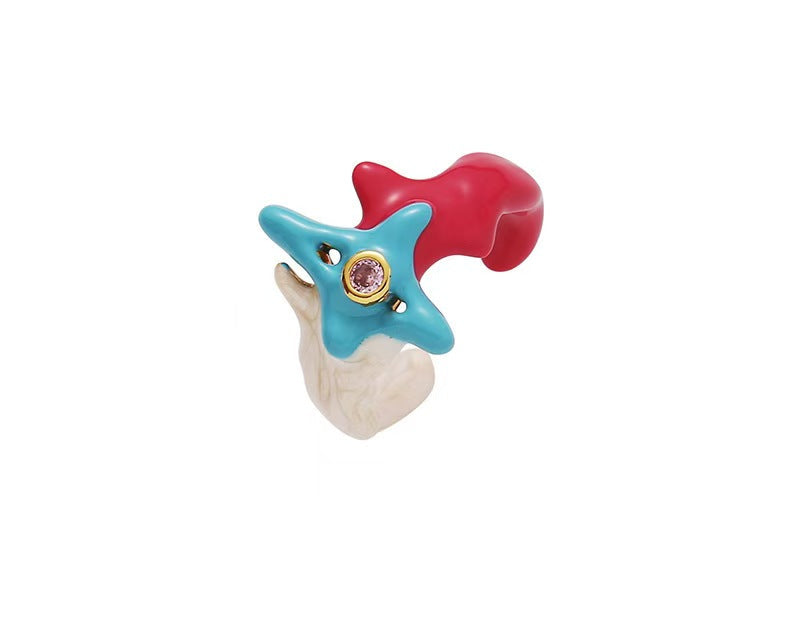 Blue and Red Sweetheart