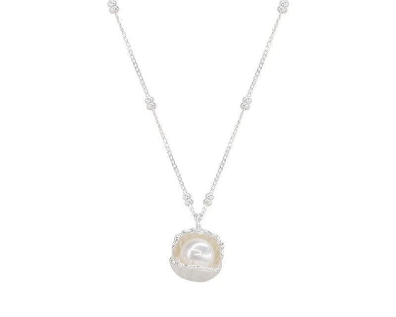Mermaid Princess Pearl Shell Necklace